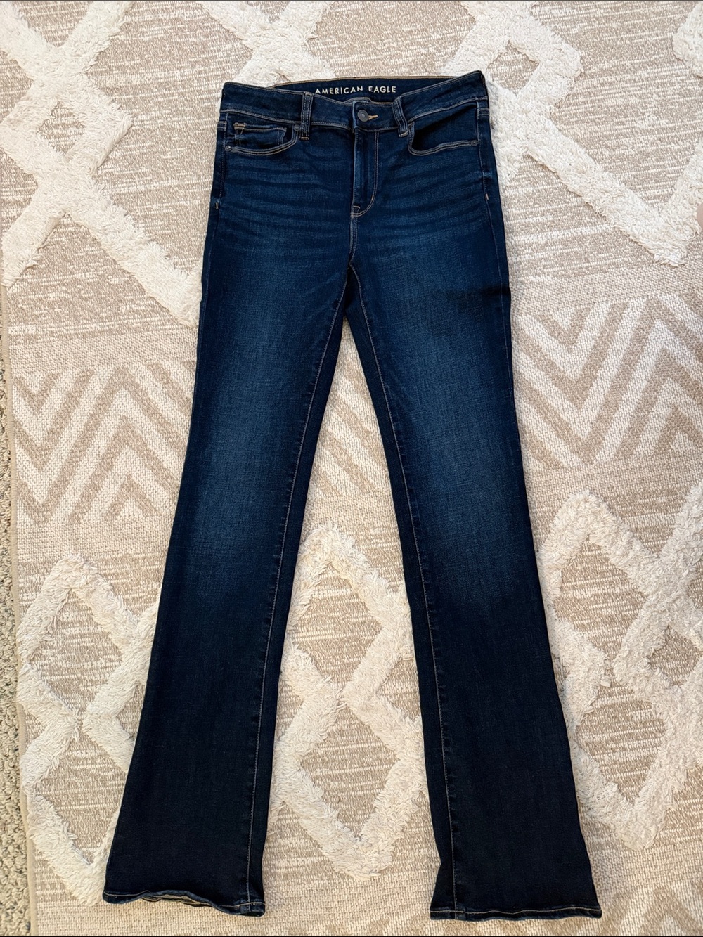 AE High Rise Skinny Kick Jeans 🩷